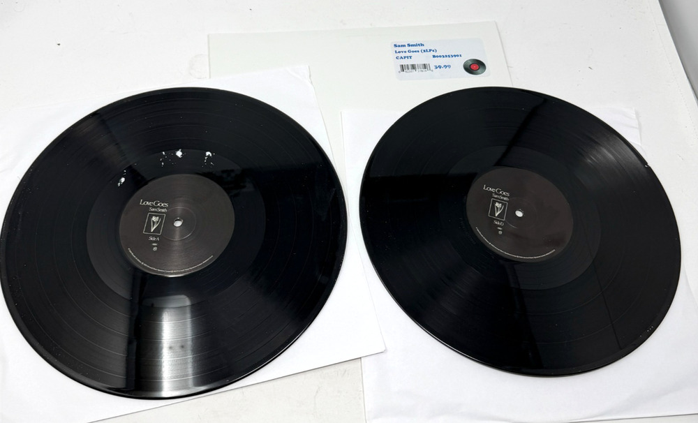 +8 BONUS TRACKS SAM SMITH Love Goes EXCLUSIVE Vinyl 2-LP Laurel Canyon 0123
